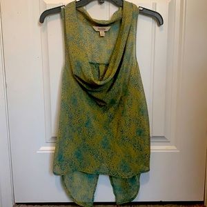 Flowy sleeveless top.